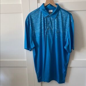 Greg Norman Collection Vibrant Blue Polo Shirt